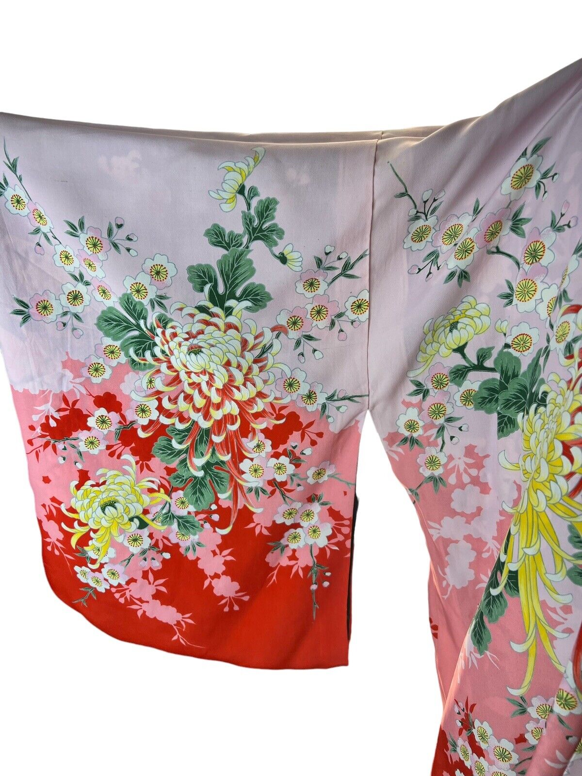 Bespoke Silk Japanese Reversible Kimono Made in Japan One Size 