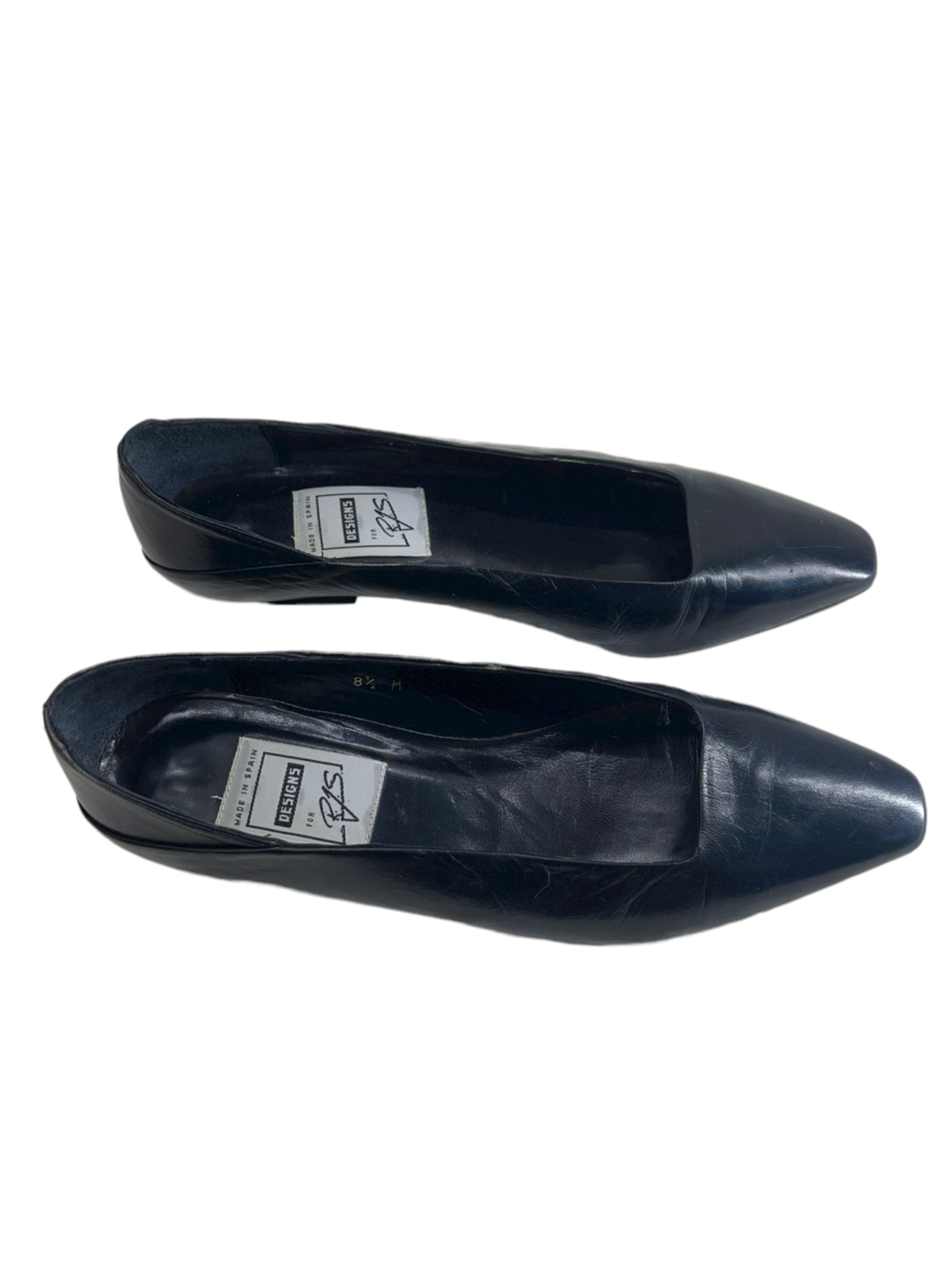 Design's for RJS Blue Leather Flats Size 8 1/2M