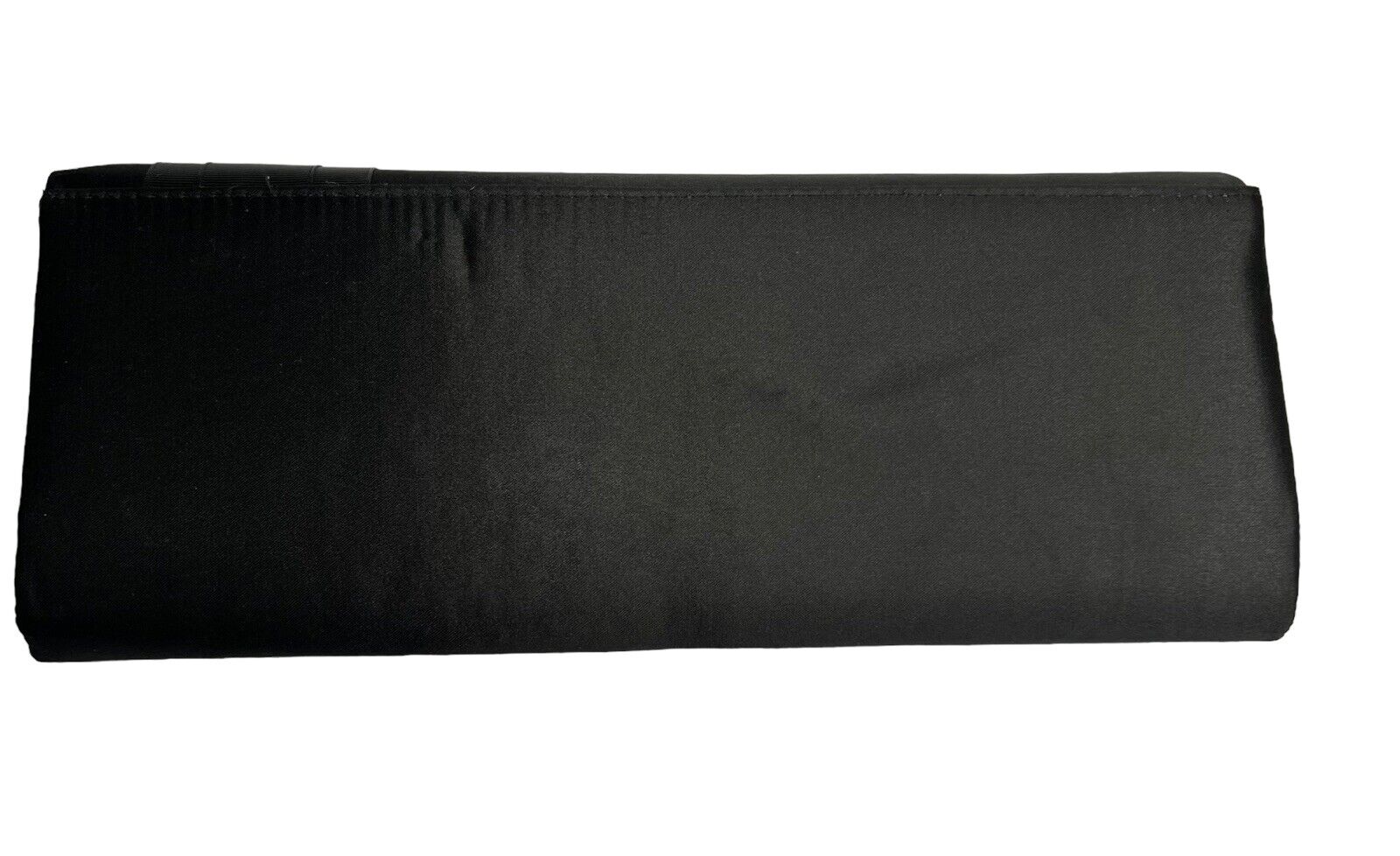 Black Satin Evening Clutch Satin Rose 