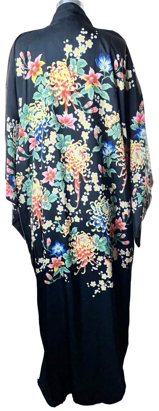 Bespoke Silk Japanese Reversible Kimono Made in Japan One Size 