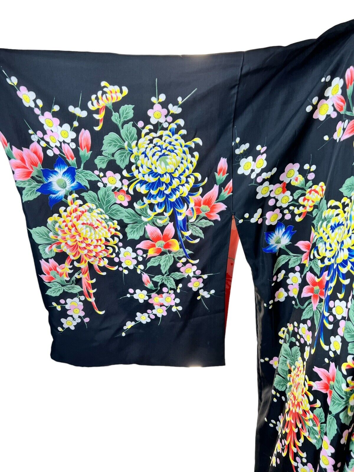 Bespoke Silk Japanese Reversible Kimono Made in Japan One Size 