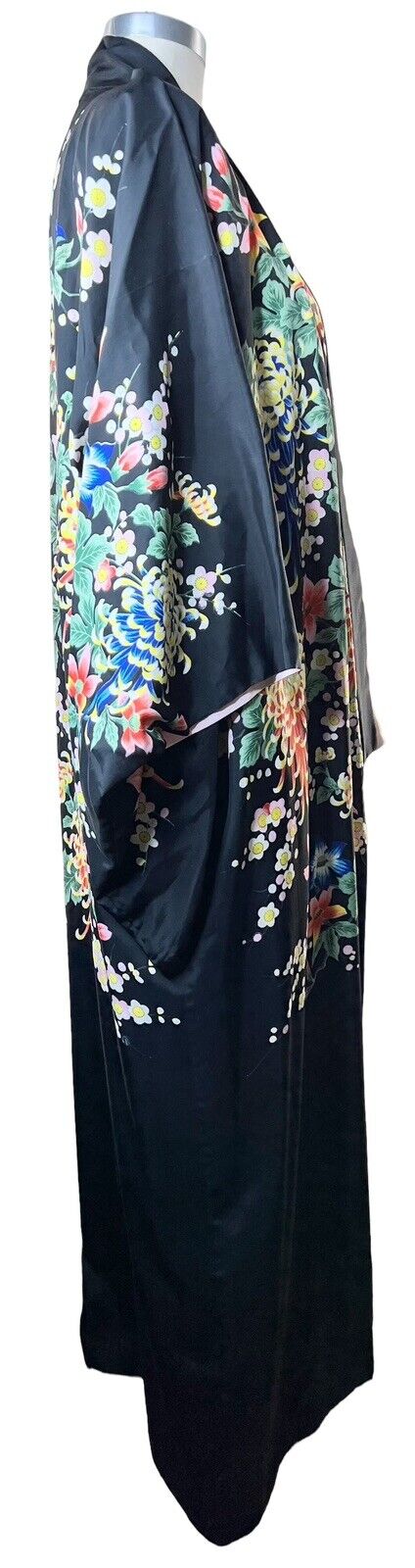 Bespoke Silk Japanese Reversible Kimono Made in Japan One Size 