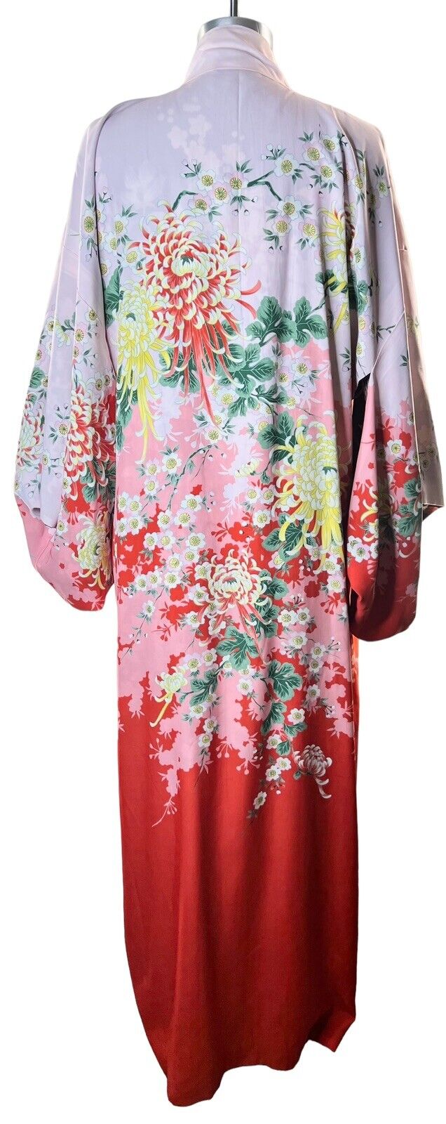 Bespoke Silk Japanese Reversible Kimono Made in Japan One Size 