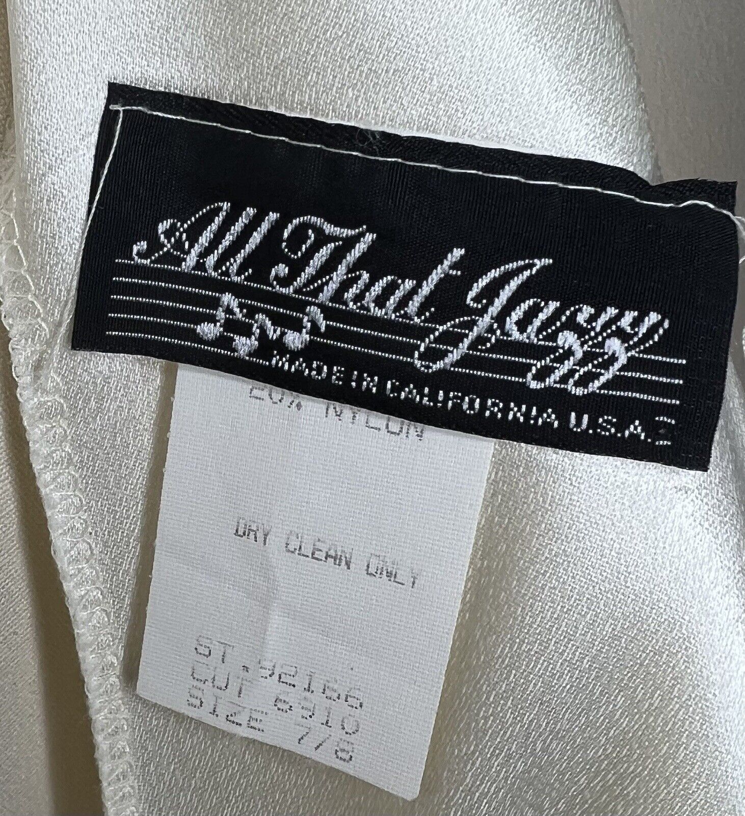 All That Jazz Cut-out Ivory White Pencil Dress With Peplum Size 7/8