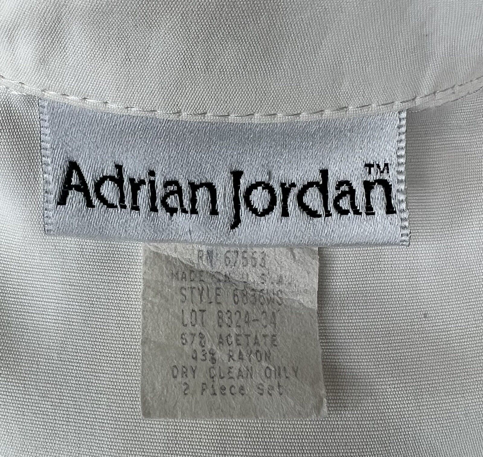 Adrian Jordan Blouse Lace Detail Size 22