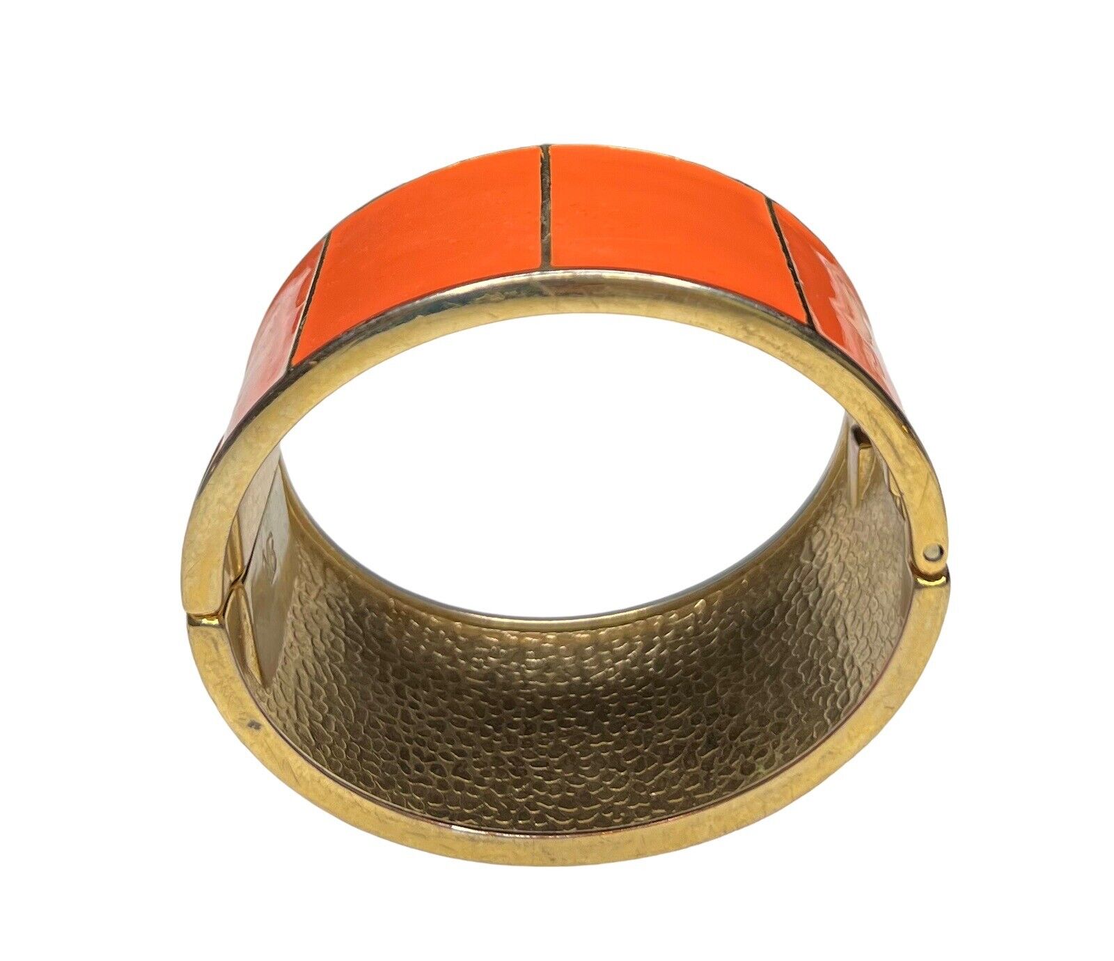 Banana Republic Coral & Gold Cuff Bracelet 