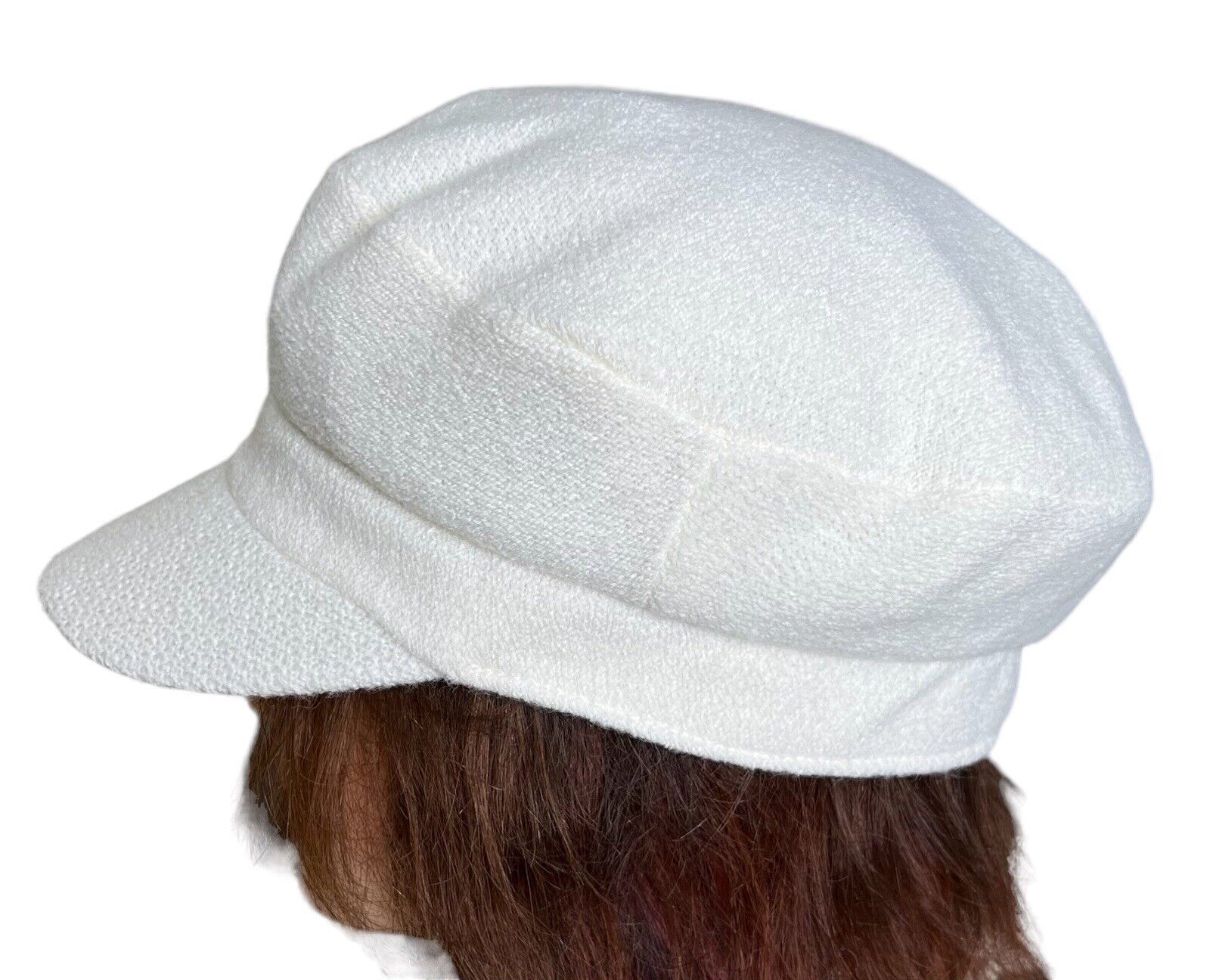 Betmar New York Off-White Baker Boy Cap One Size